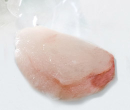 monkfish sliced